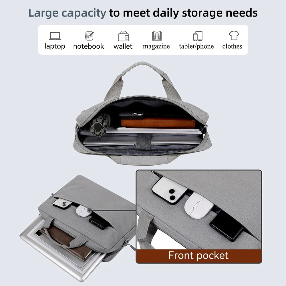 Slim Laptop Shoulder Bag for 15.6" Notebooks