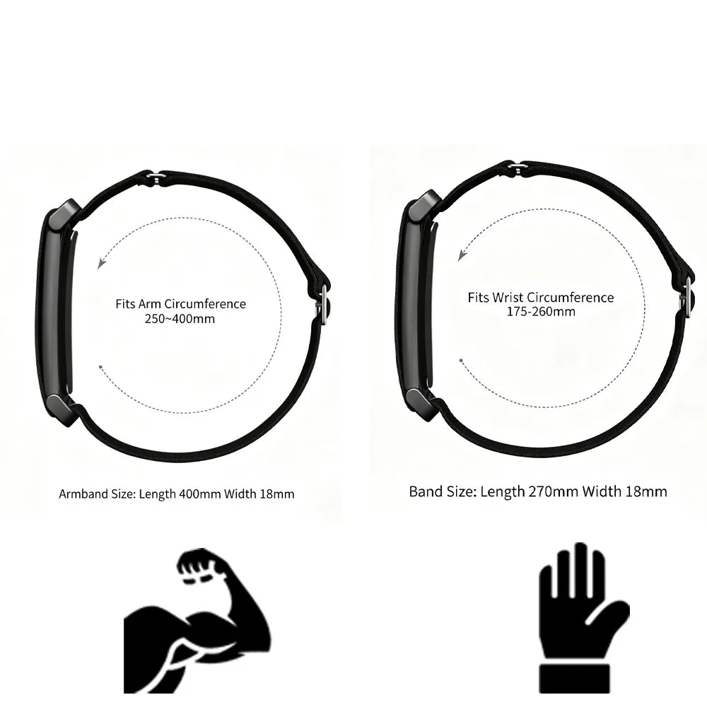 Breathable Nylon Sport Band for Google Fitbit Air