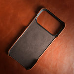 Classic Genuine Cowhide Leather MagSafe Case for iPhone 17 Series