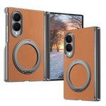 Premium Magnetic Leather Case with Central Hinge Protection for Samsung Galaxy Z Fold 8