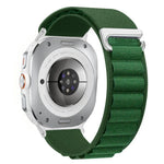 Breathable Nylon Weave Watch Band with Metal C-Hook Closure for Samsung Galaxy Watch Ultra 2
