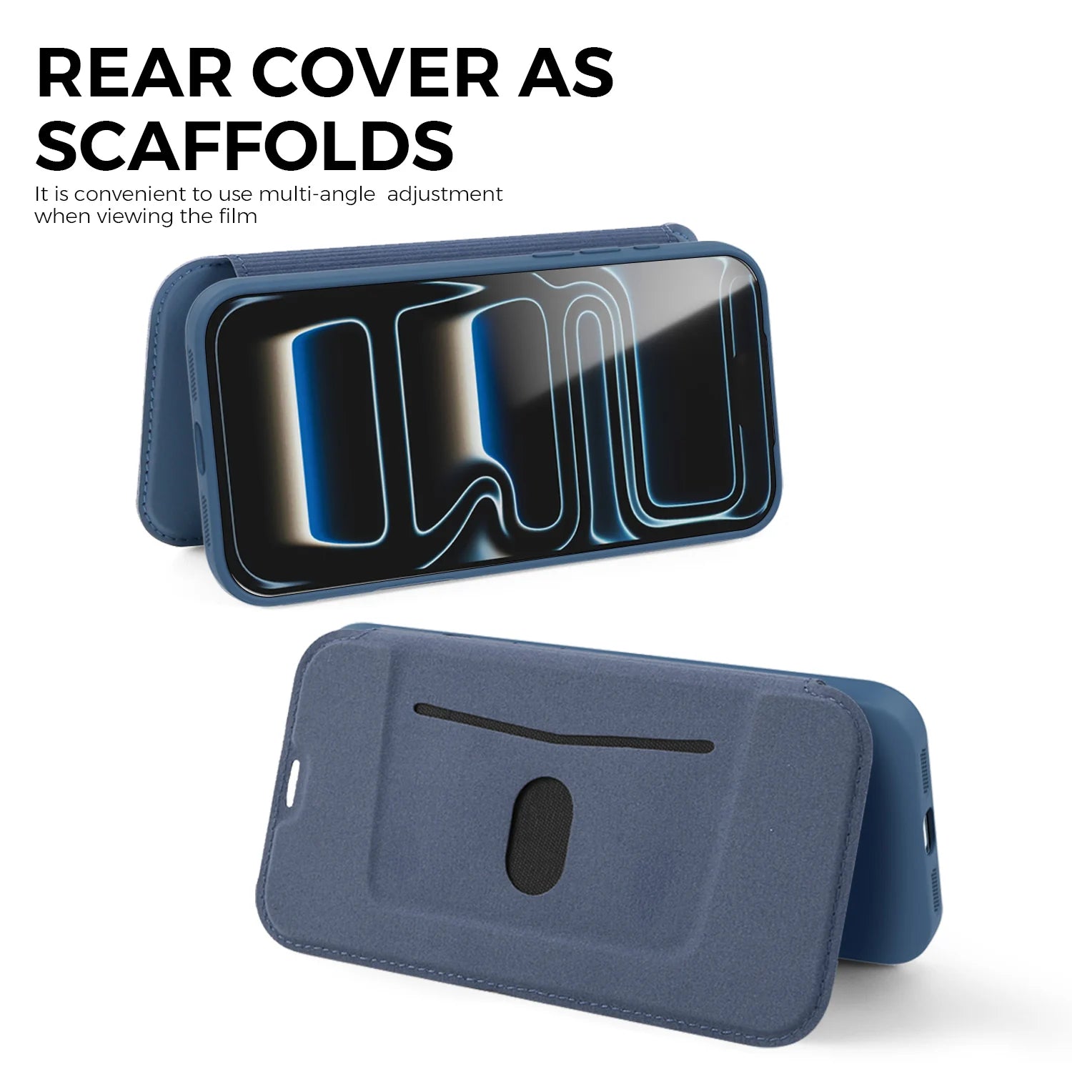 iPhone 17 Series Protective Flip Case with Card Slots