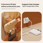 FANGTUOSI Rechargeable LED Clip-On Selfie Light with 3 Brightness Modes