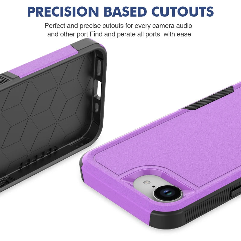 Anti-Drop PC + TPU Case for iPhone 16e