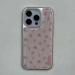 Electroplated Pink Rose Case for iPhone 17 Series