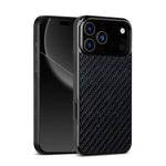 Woven Carbon Fiber MagSafe Case with Raised Lens Protection for iPhone 17 Series