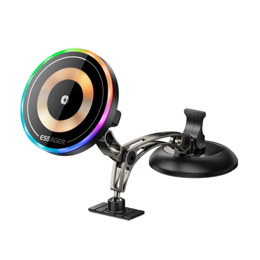 Essager 360° Rotating Magnetic Wireless Charger Car Mount