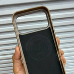 Textured PU Leather MagSafe Case with Raised Camera Ring for iPhone 18 Series