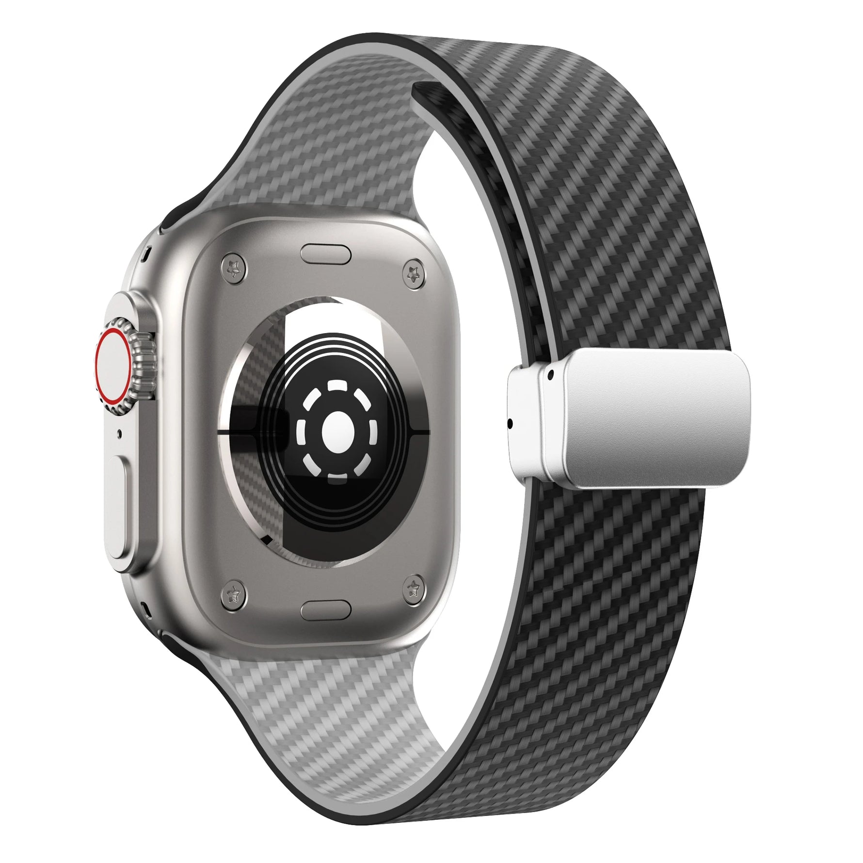 Carbon Fiber Pattern Magnetic Straps for Apple Watch