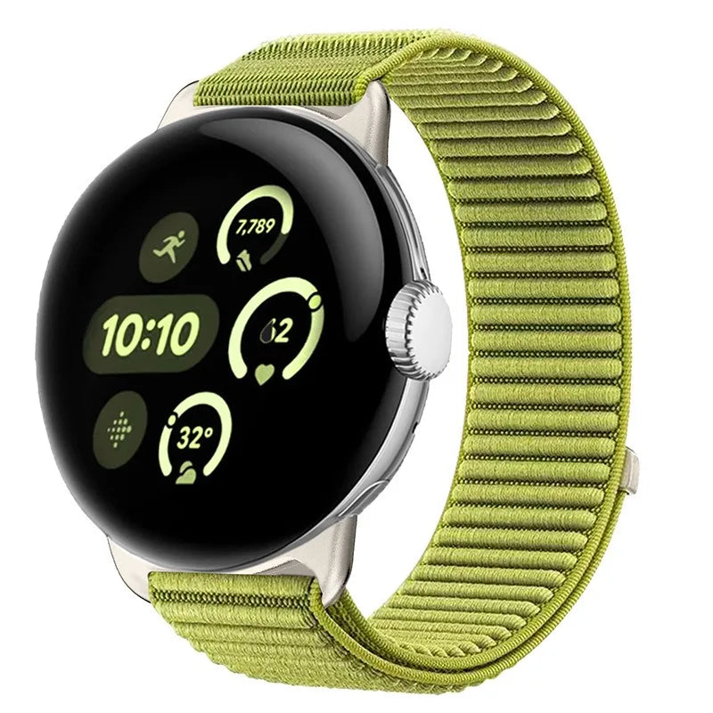 Breathable Woven Nylon Strap for Google Pixel Watch 4
