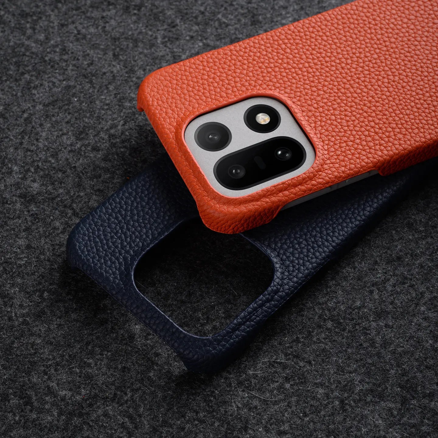 OnePlus 15 Genuine Cowhide Leather Back Cover Case