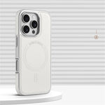 Premium Plating Frame Leather MagSafe Case for iPhone 16 Series