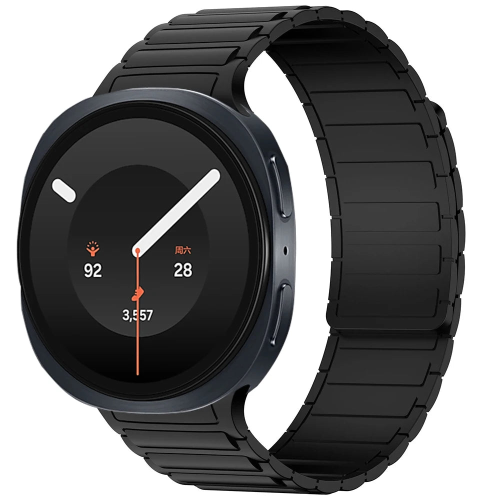 Magnetic Clasp Segmented Link Watch Band for Samsung Galaxy Watch 9