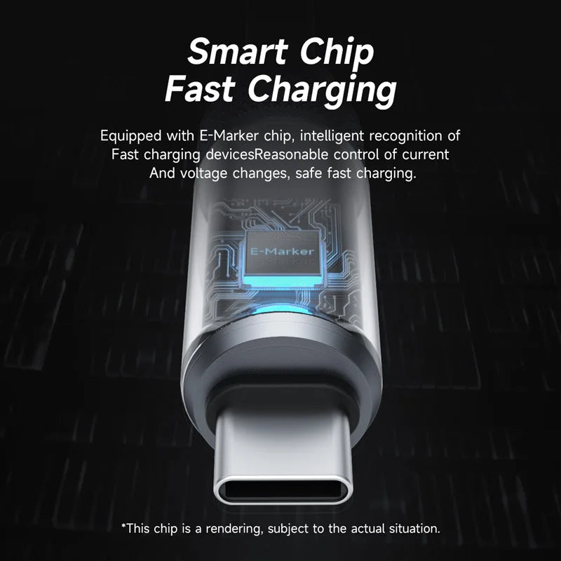 Hagibis USB-C to USB-C Cable with LED Display