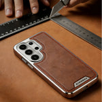 Luxury Business Magnetic Leather Protective Case for Samsung Galaxy S26 Series