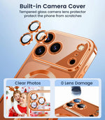 Glitter CD Pattern Silicone MagSafe Case for iPhone 17 Series
