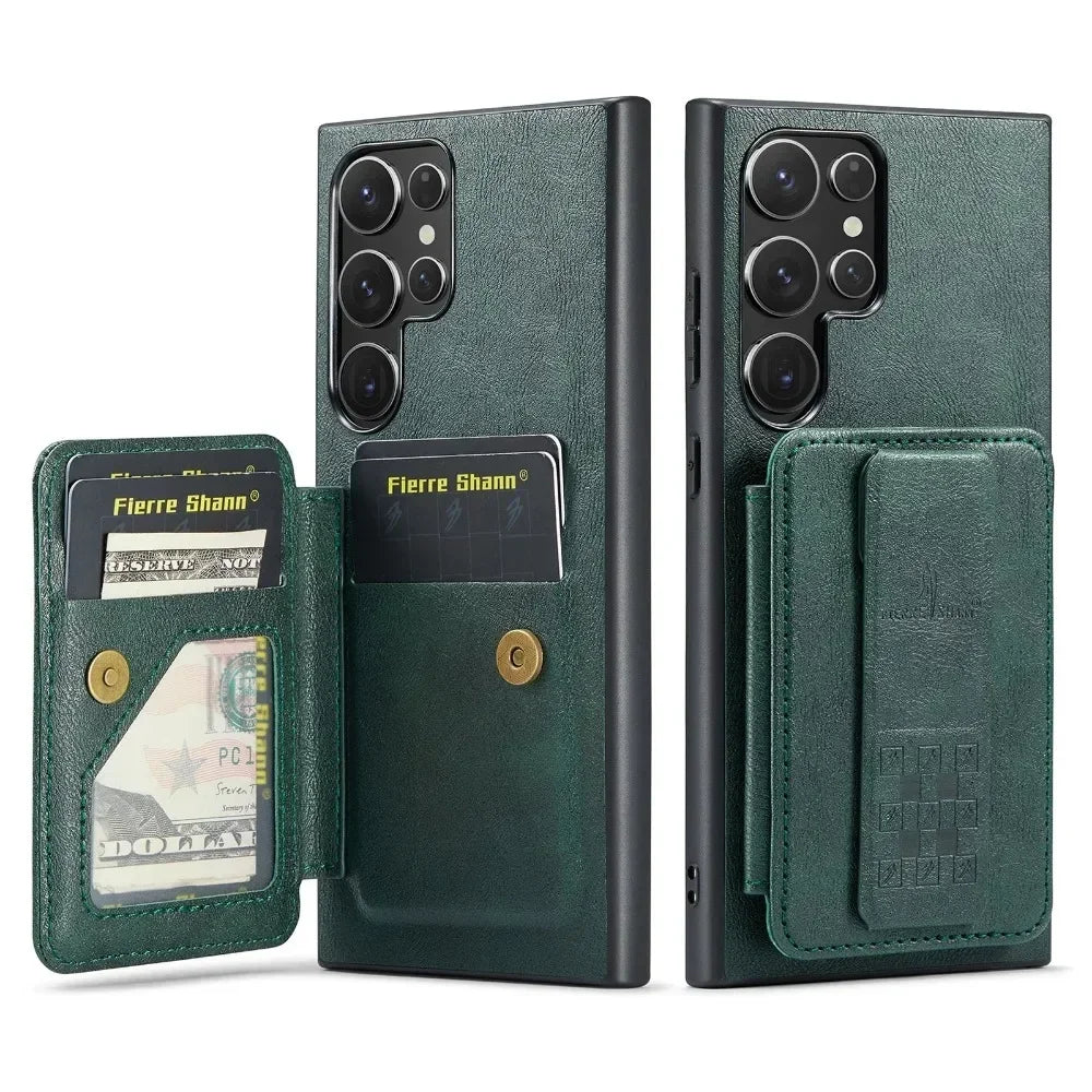 Multi-Card RFID Blocking Wallet Case for Samsung Galaxy S25 Series