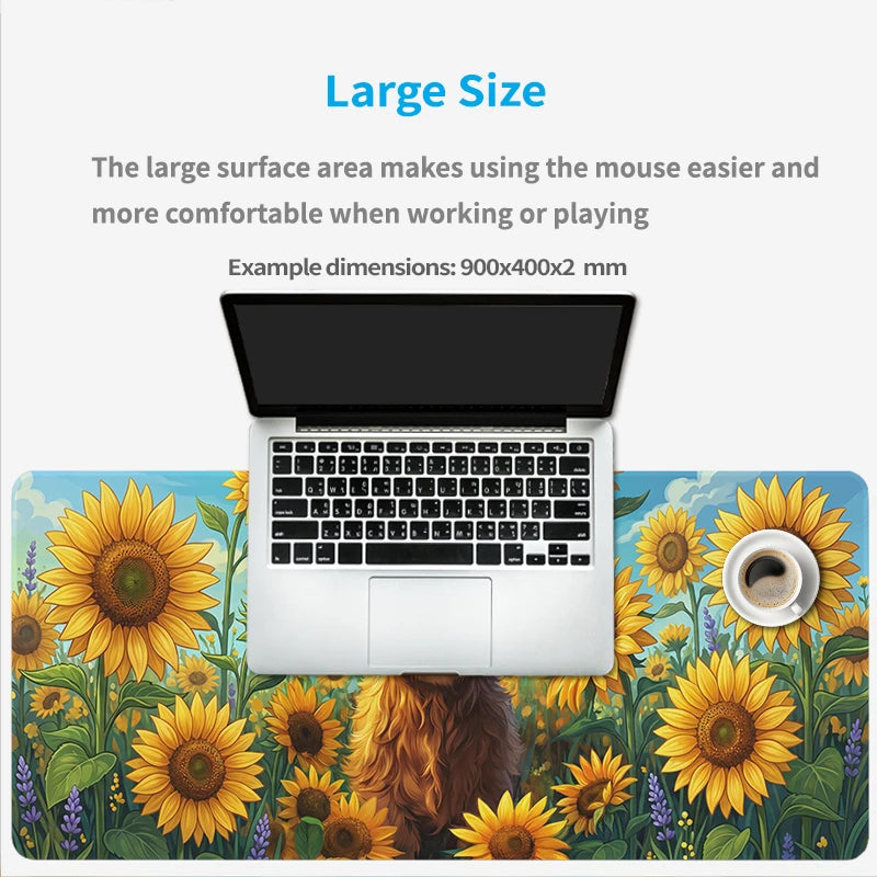 Extra-Large Knitted Weave Mouse Pad
