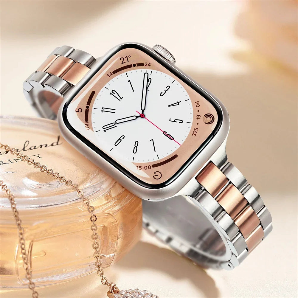 Ultra-Thin Stainless Steel Bracelet for Apple Watch