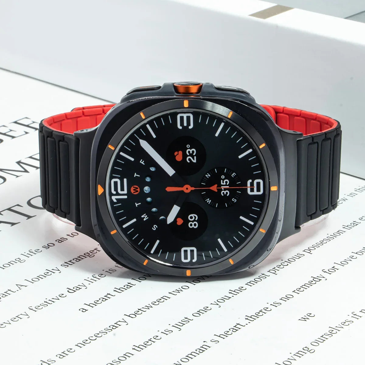 Silicone Magnetic Strap for Samsung Galaxy Watch Ultra and Samsung Galaxy Watch Ultra (2025)