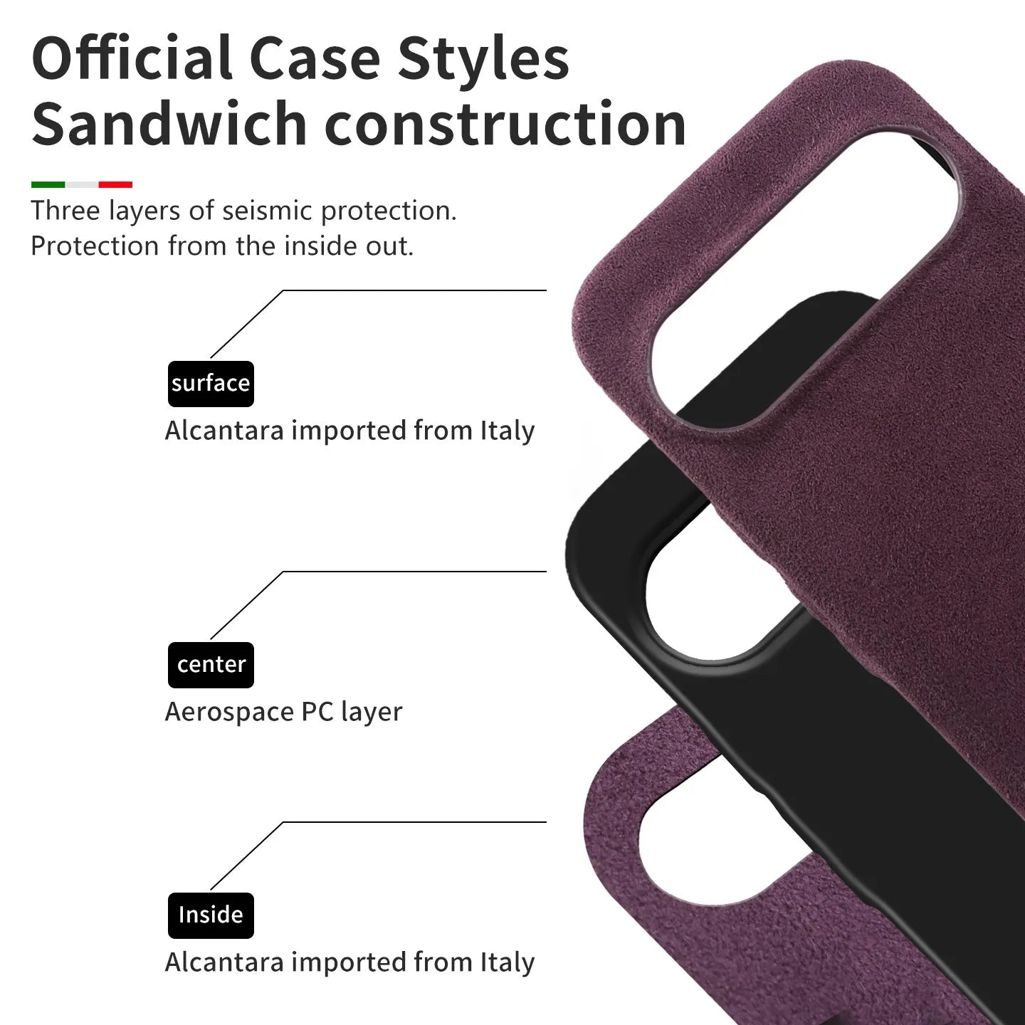 Premium Alcantara Leather Magnetic Case for Google Pixel 10 Series