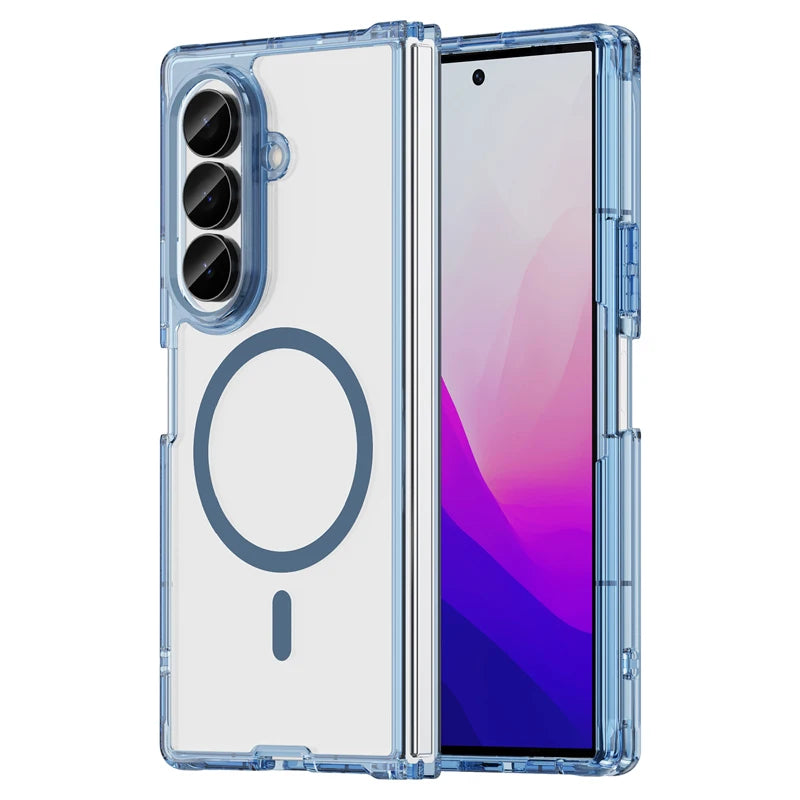Transparent Hard PC Case with Anti-Fingerprint Coating for Samsung Galaxy Z Fold 8 Ultra