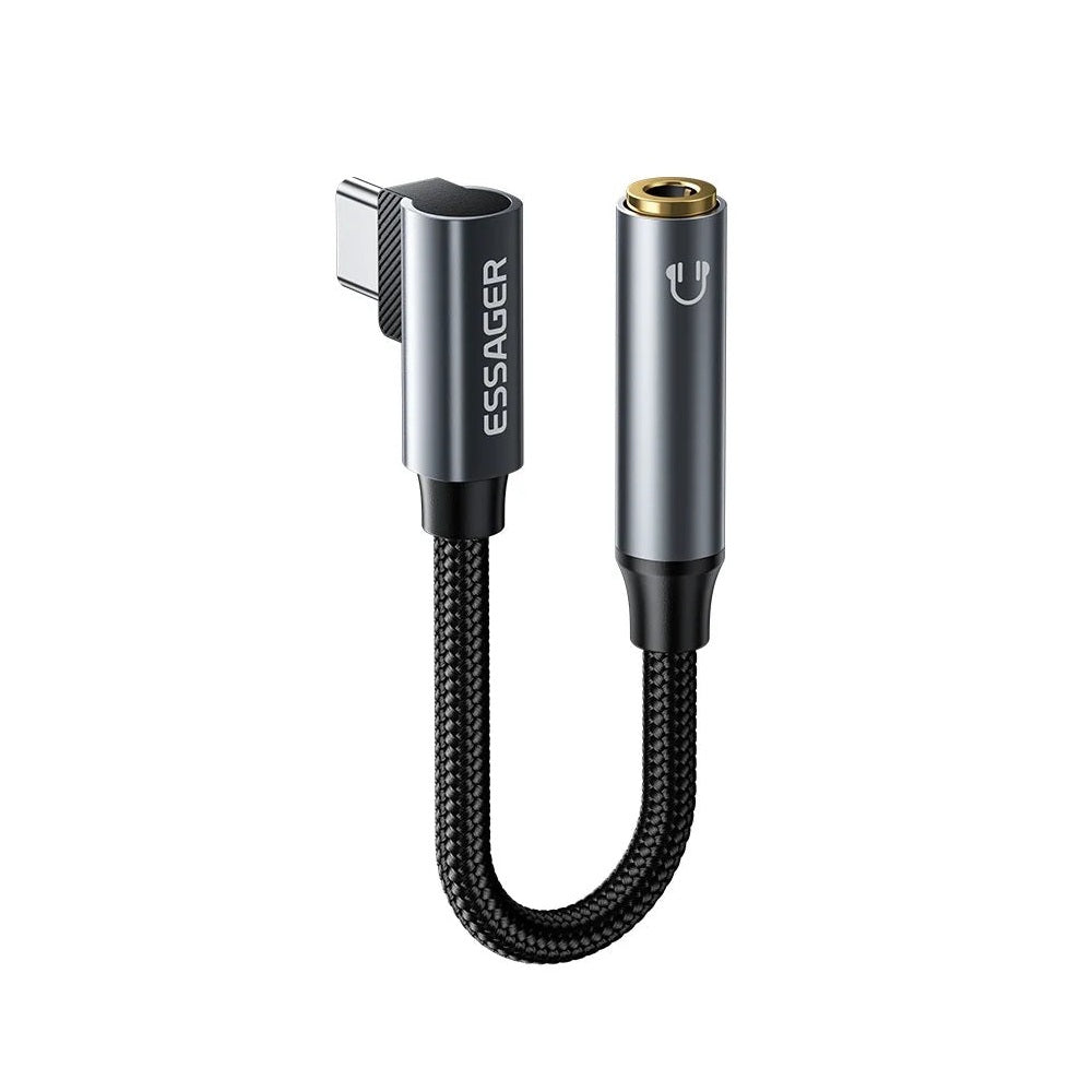 Essager L-Shaped USB-C to 3.5mm Audio Cable