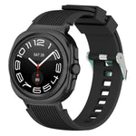 Stripe Textured Silicone Wristband for Samsung Galaxy Watch Ultra and Samsung Galaxy Watch Ultra (2025)