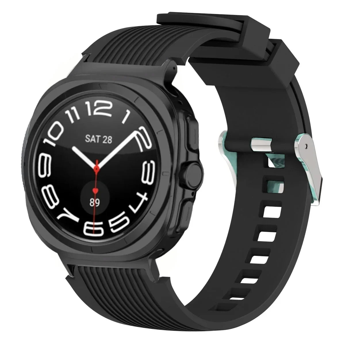 Stripe Textured Silicone Wristband for Samsung Galaxy Watch Ultra and Samsung Galaxy Watch Ultra (2025)