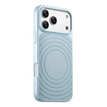 Luxury Wave Pattern MagSafe Leather Case for iPhone 17 Series