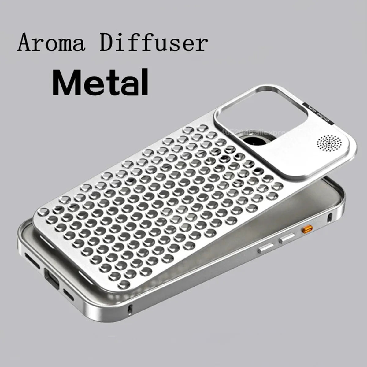 Shockproof Aluminum Metal Bumper Shell with Perfume Cooling Design for iPhone 16 Series