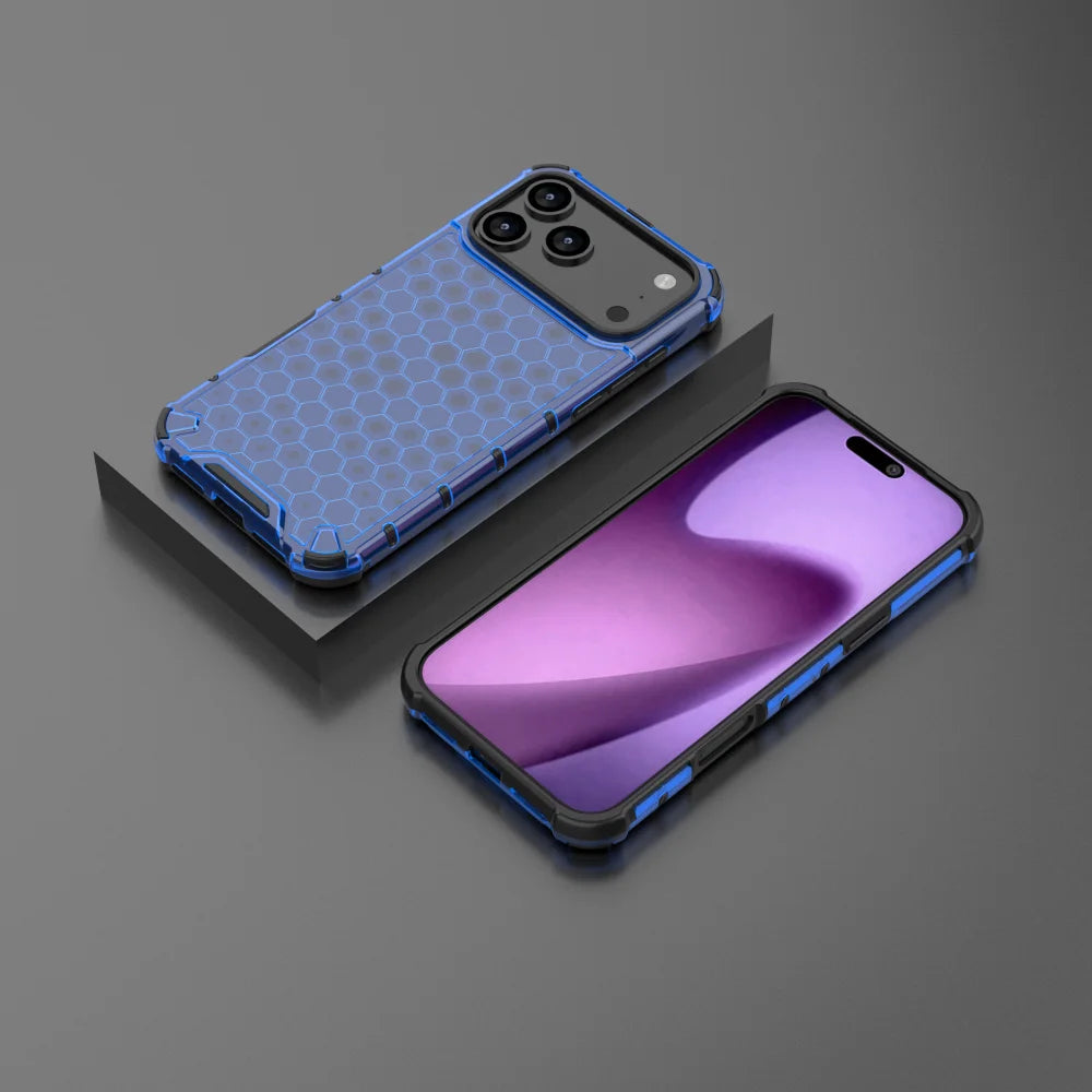 iPhone 17 Series Honeycomb Rugged Armor Protective Case