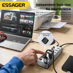 Essager 7-Port USB 3.0 Hub With 24W Adapter