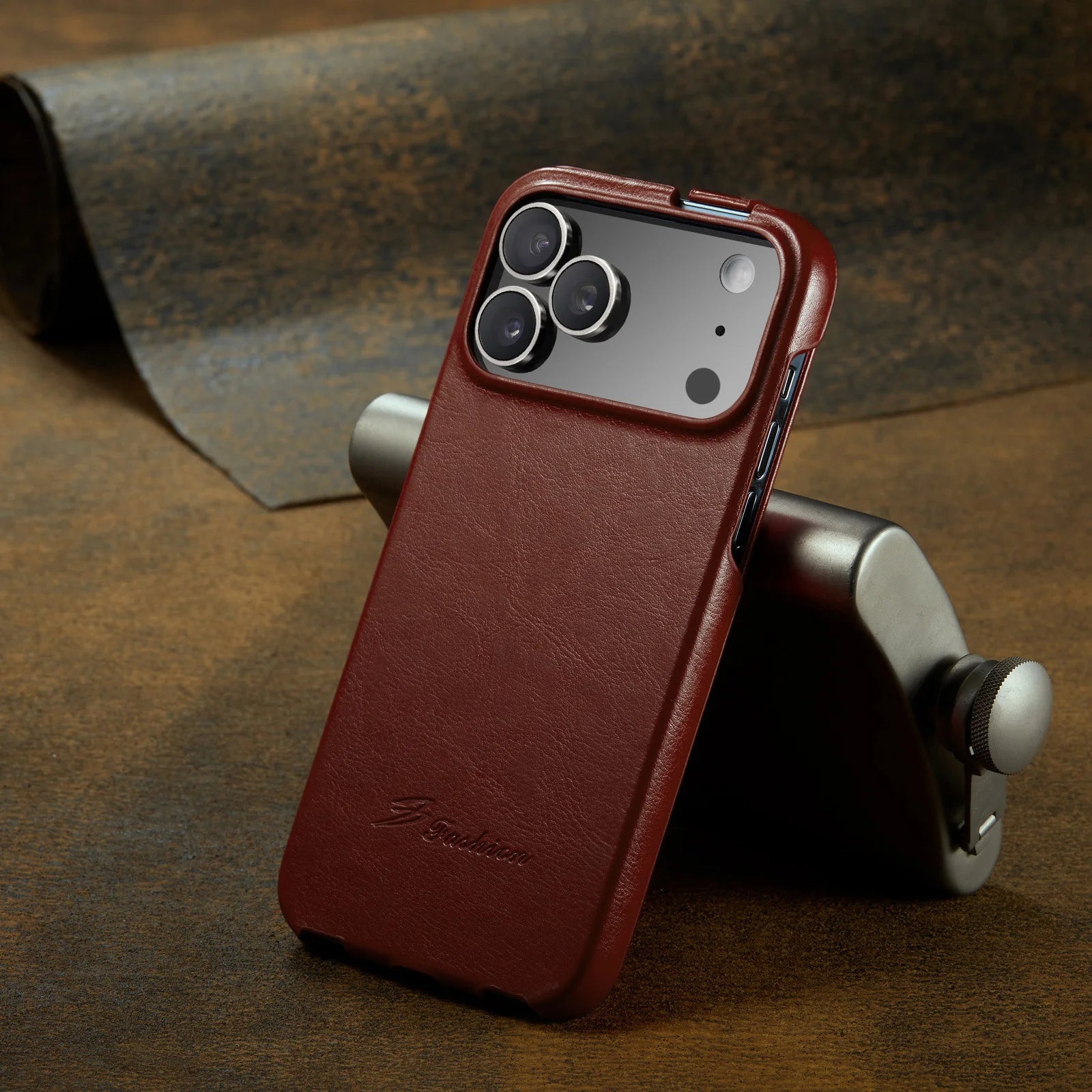 Shockproof Retro Leather Vertical Flip Case for iPhone 17 Series