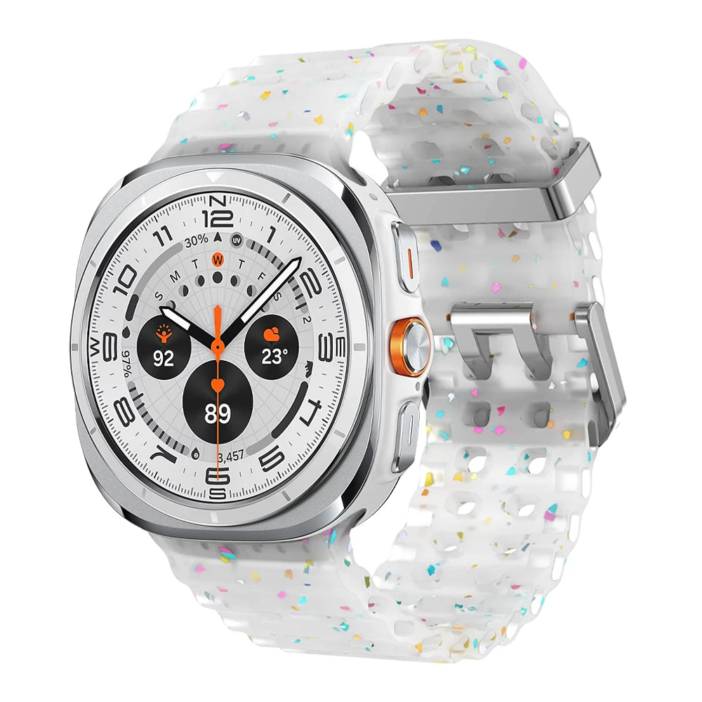 Quick-Release Water-Resistant Sport Watch Bands for Samsung Galaxy Watch Ultra