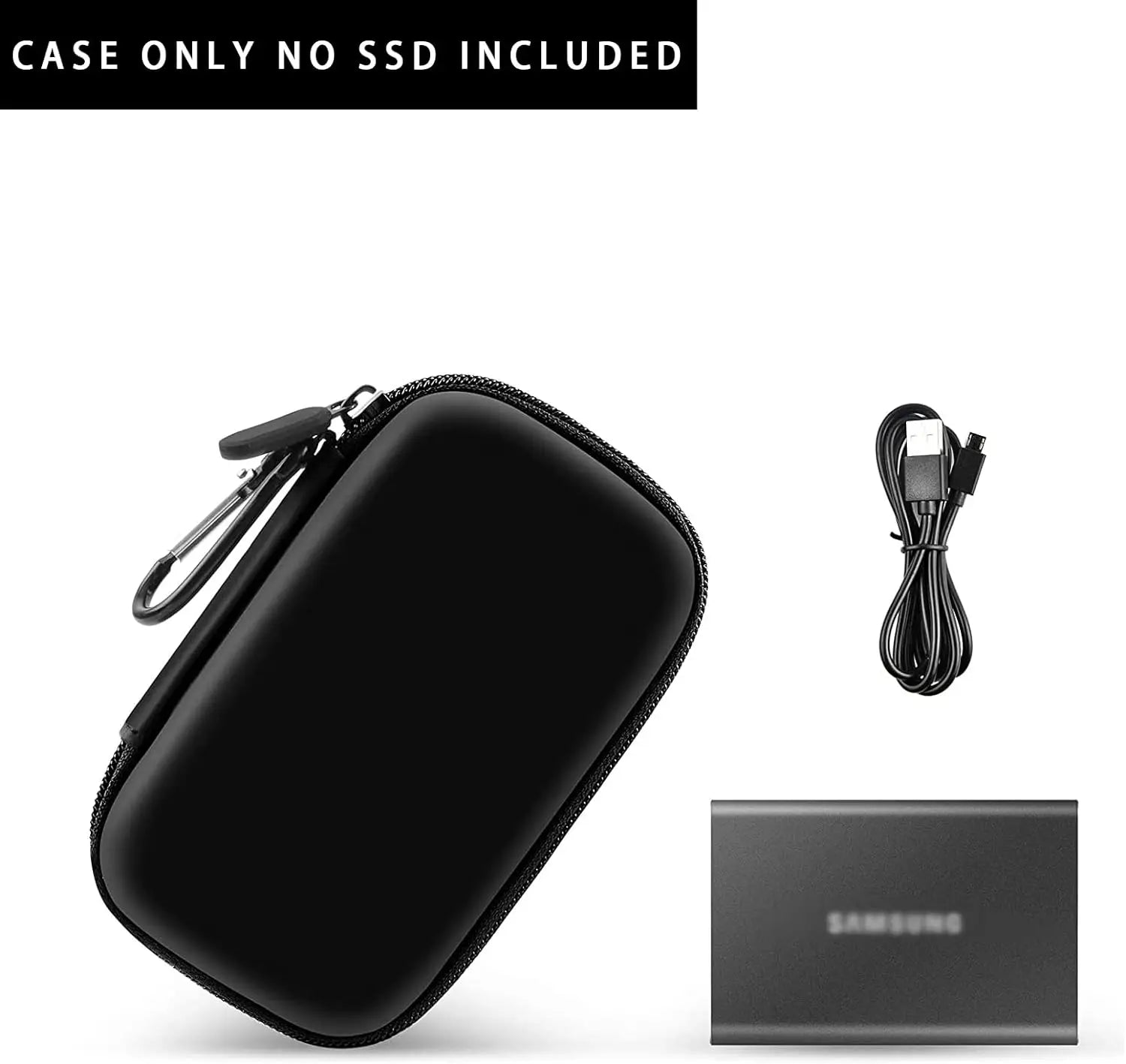 Protective Travel Case for Samsung T7/T7 Touch Portable SSD