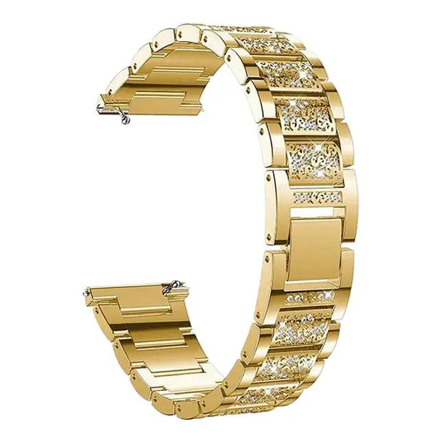 Fashion Shiny Stone Metal Replacement Band for Samsung Galaxy Watch 6 & Galaxy Watch 6 Classic