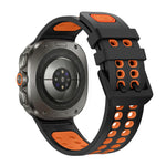 Breathable Perforated Silicone Watch Strap for Samsung Galaxy Watch Ultra 2
