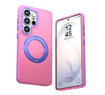 Micro-Matte Shockproof Case with 360° Rotating Magnetic Ring Stand for Samsung Galaxy S23 Ultra