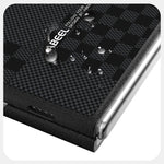 Carbon Fiber Textured Camera Protection Case for iPhone Duo