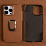 Genuine Leather Protective Case for iPhone 16 Series