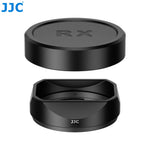 JJC Square Lens Hood with Snap-Fit Cap for Sony RX1