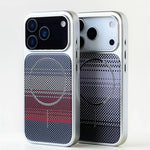 Frosted Carbon Fiber Texture Armor Case with MagSafe for iPhone 17 Series