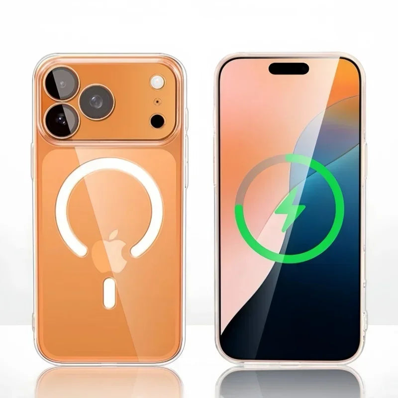 Crystal Clear MagSafe Case for iPhone 17 Series