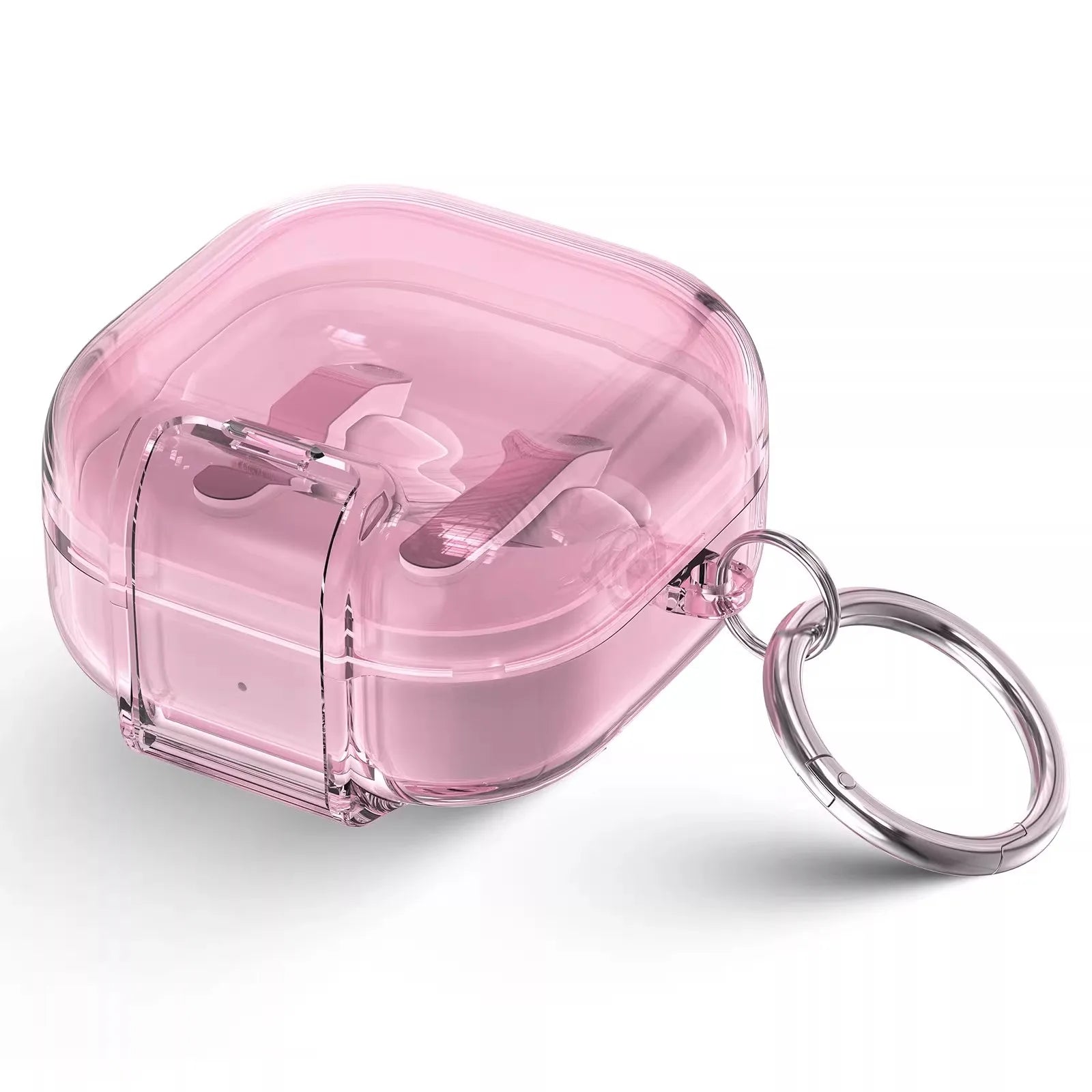 Samsung Galaxy Buds 4 / 4 Pro Transparent Shockproof Case With Built-In Phone Stand