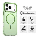 Transparent TPU Camera Protection Case with MagSafe Ring for iPhone 18 Series