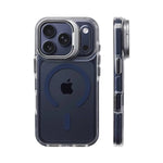 Shockproof Clear MagSafe Bumper Case with Lens Protection Stand for iPhone 17 Series