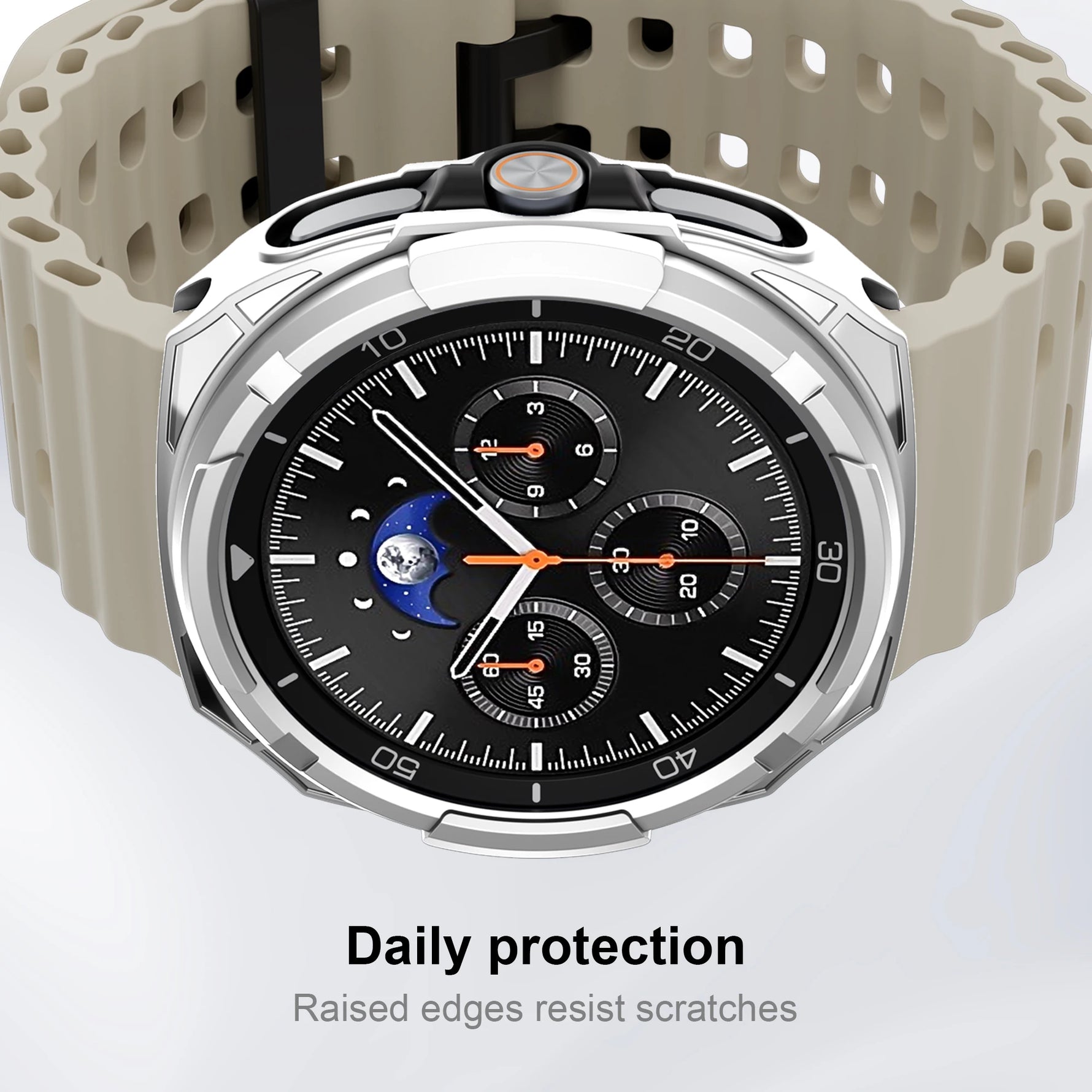 Shockproof Rugged Bezel TPU Case for Samsung Galaxy Watch 8 Classic