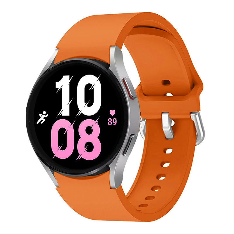 Soft Silicone Watch Strap for Samsung Galaxy Watch 6 & Galaxy Watch 6 Classic