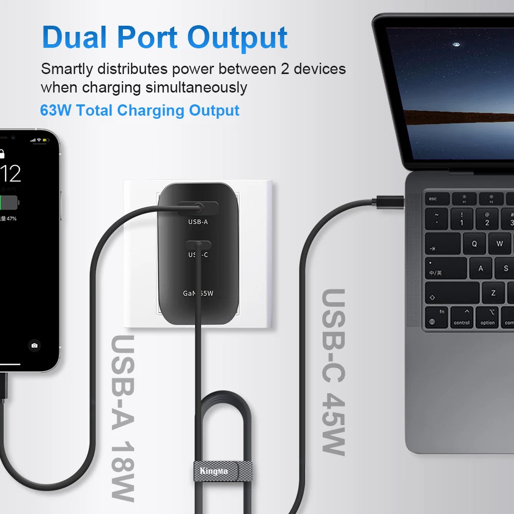 KingMa Portable 65W GaN PD Charger